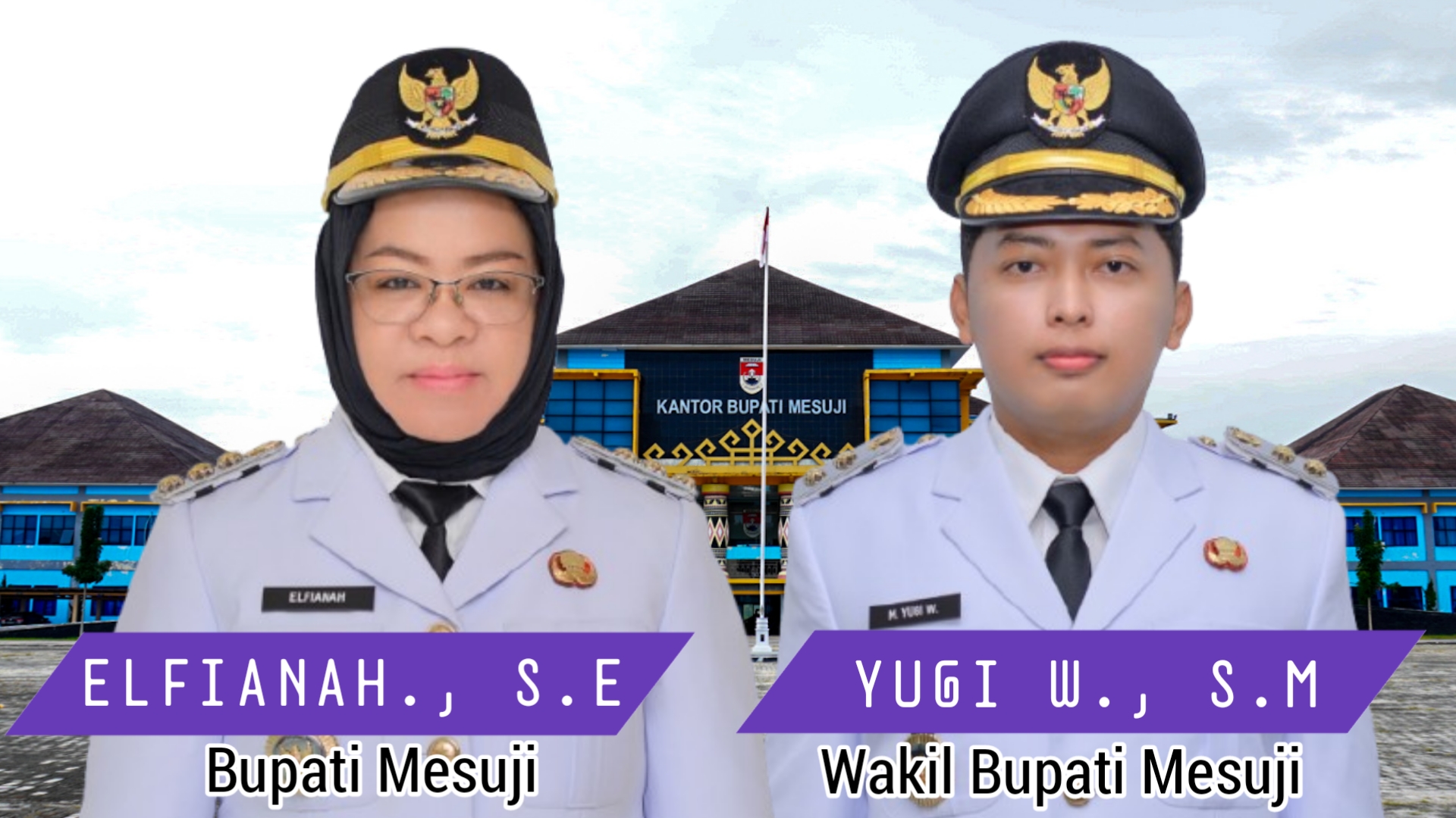 Bupati dan Wakil Bupati Kabupaten Mesuji